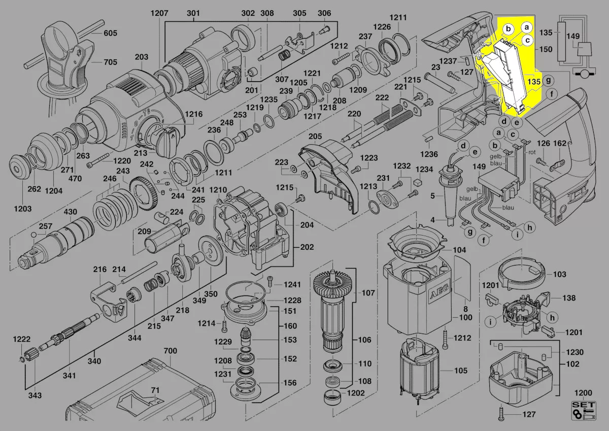 interrupteur réf. 4931384668 AEG